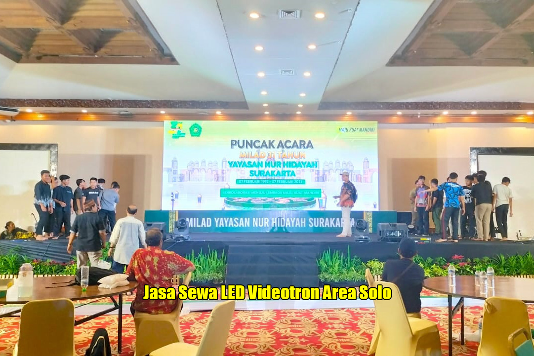 Jasa Sewa LED Videotron Area Solo