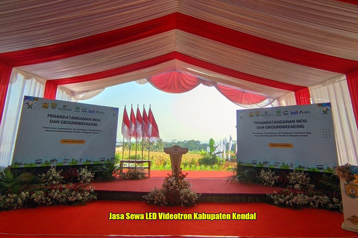 Jasa Sewa LED Videotron Kabupaten Kendal