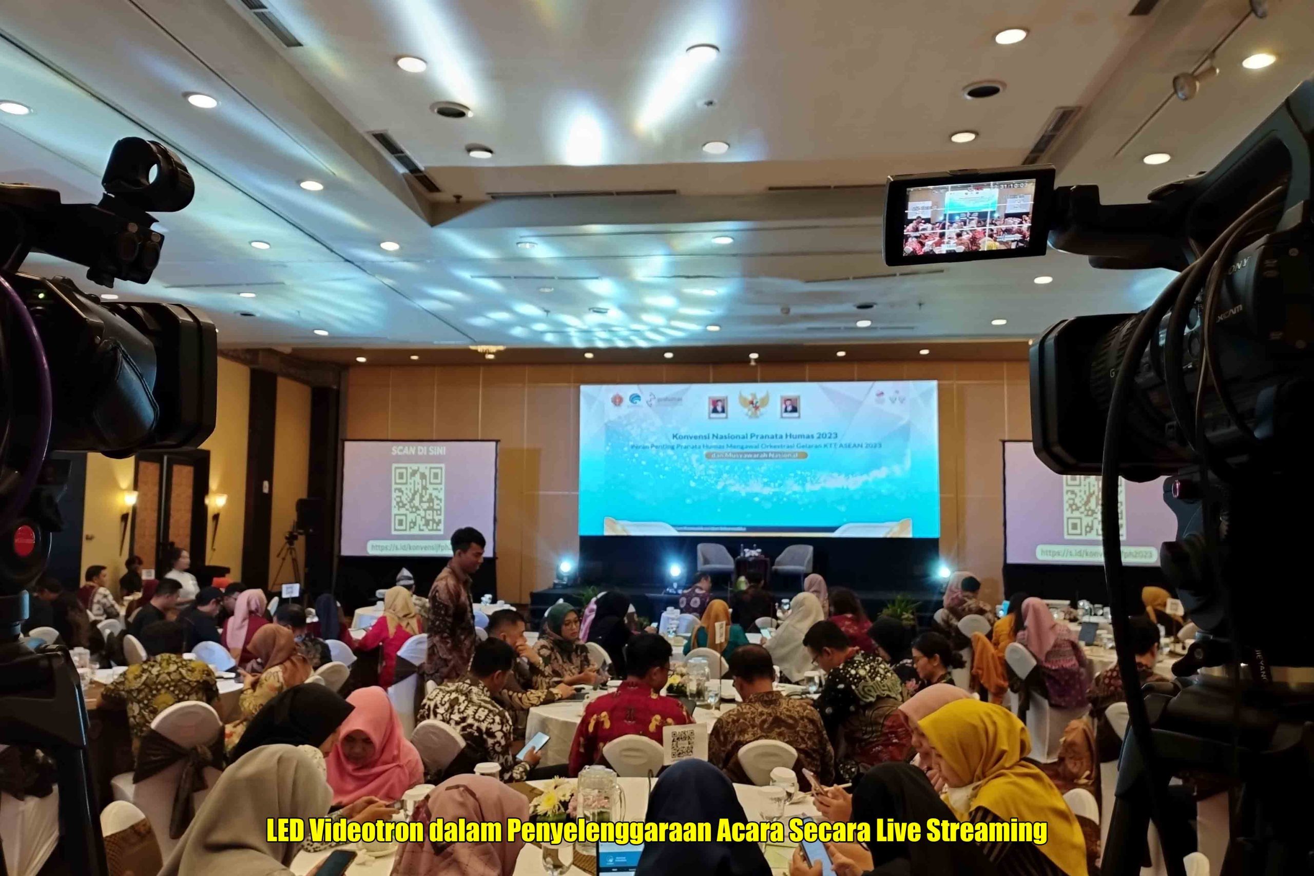 LED Videotron dalam Penyelenggaraan Acara Secara Live Streaming