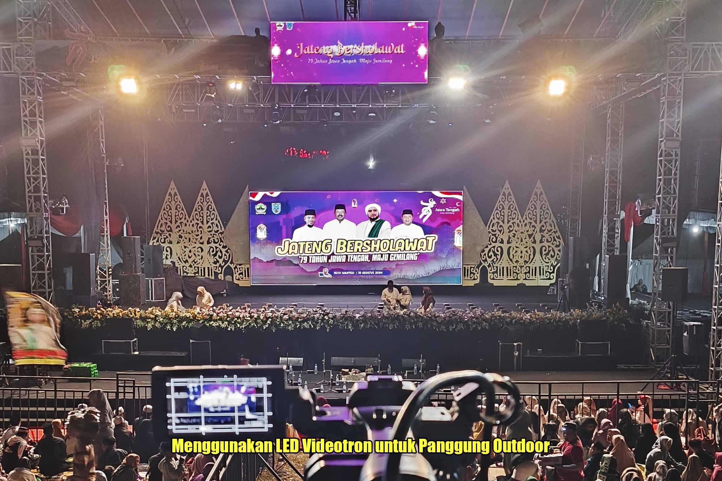 Menggunakan LED Videotron untuk Panggung Outdoor