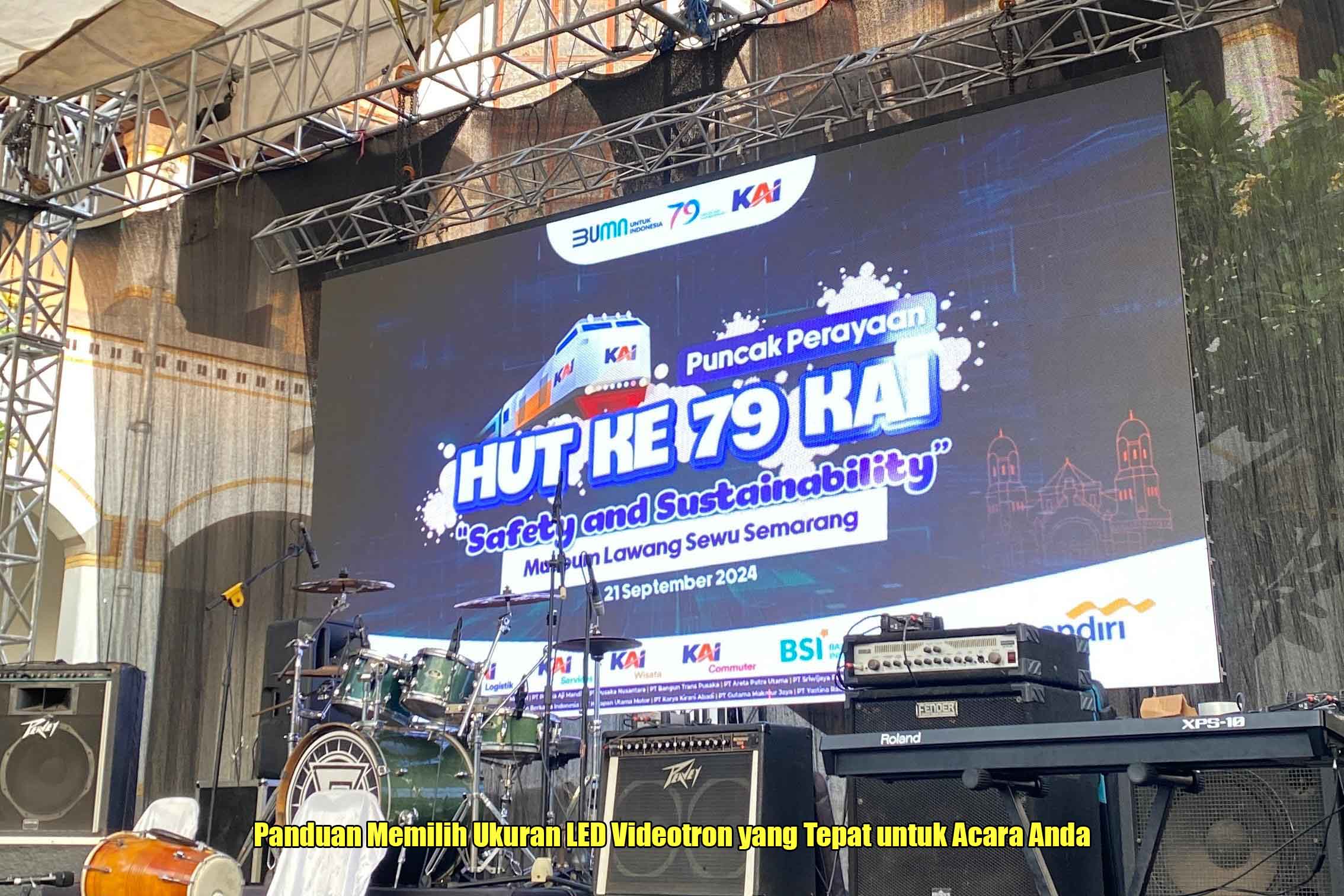 Panduan Memilih Ukuran LED Videotron yang Tepat untuk Acara Anda