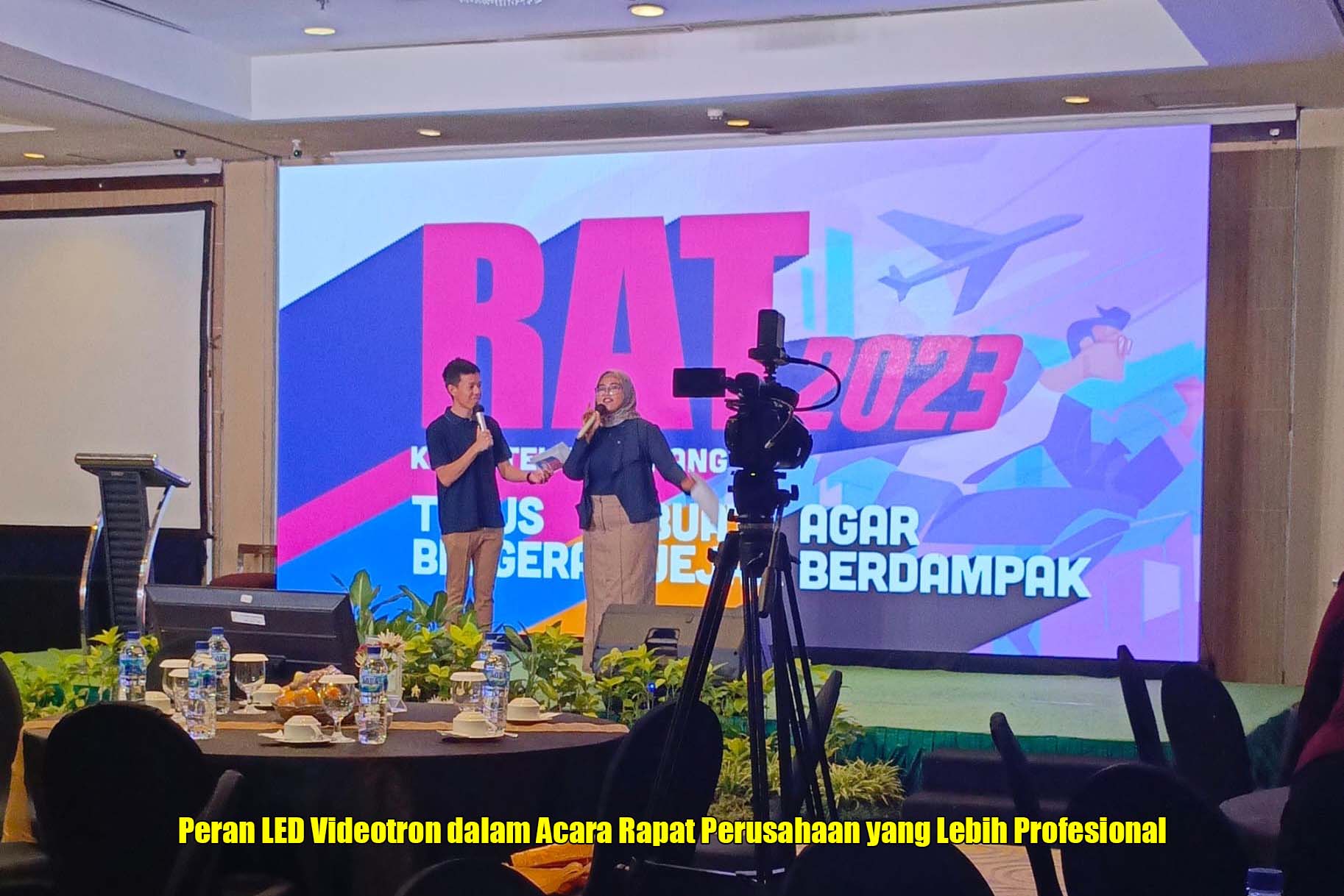 Peran LED Videotron dalam Acara Rapat Perusahaan yang Lebih Profesional