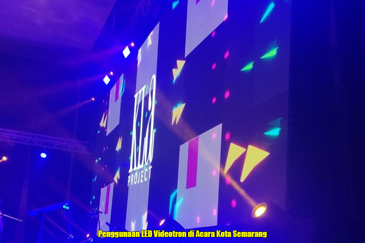 Penggunaan LED Videotron di Acara Kota Semarang