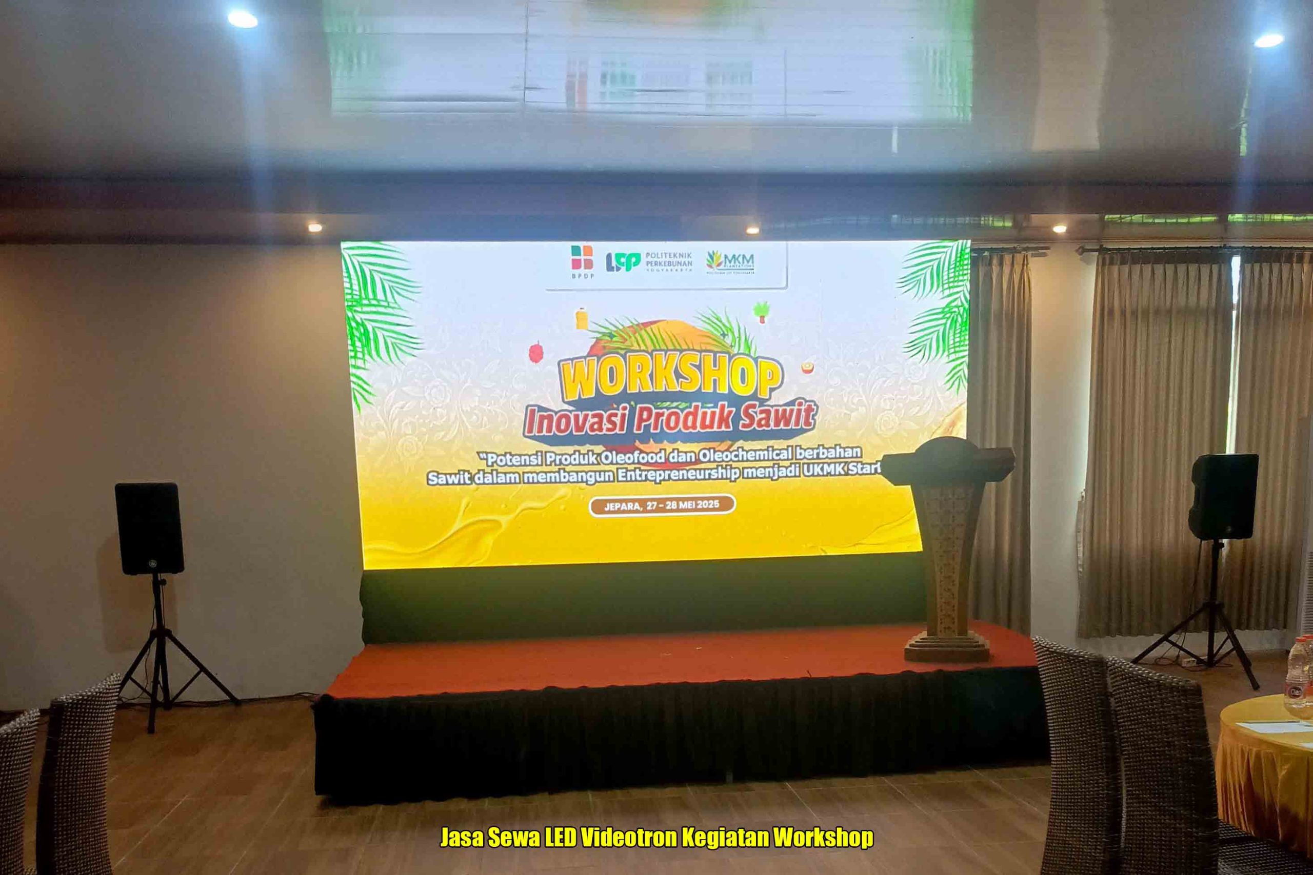 Jasa Sewa LED Videotron Membantu Berjalannya Kegiatan Workshop
