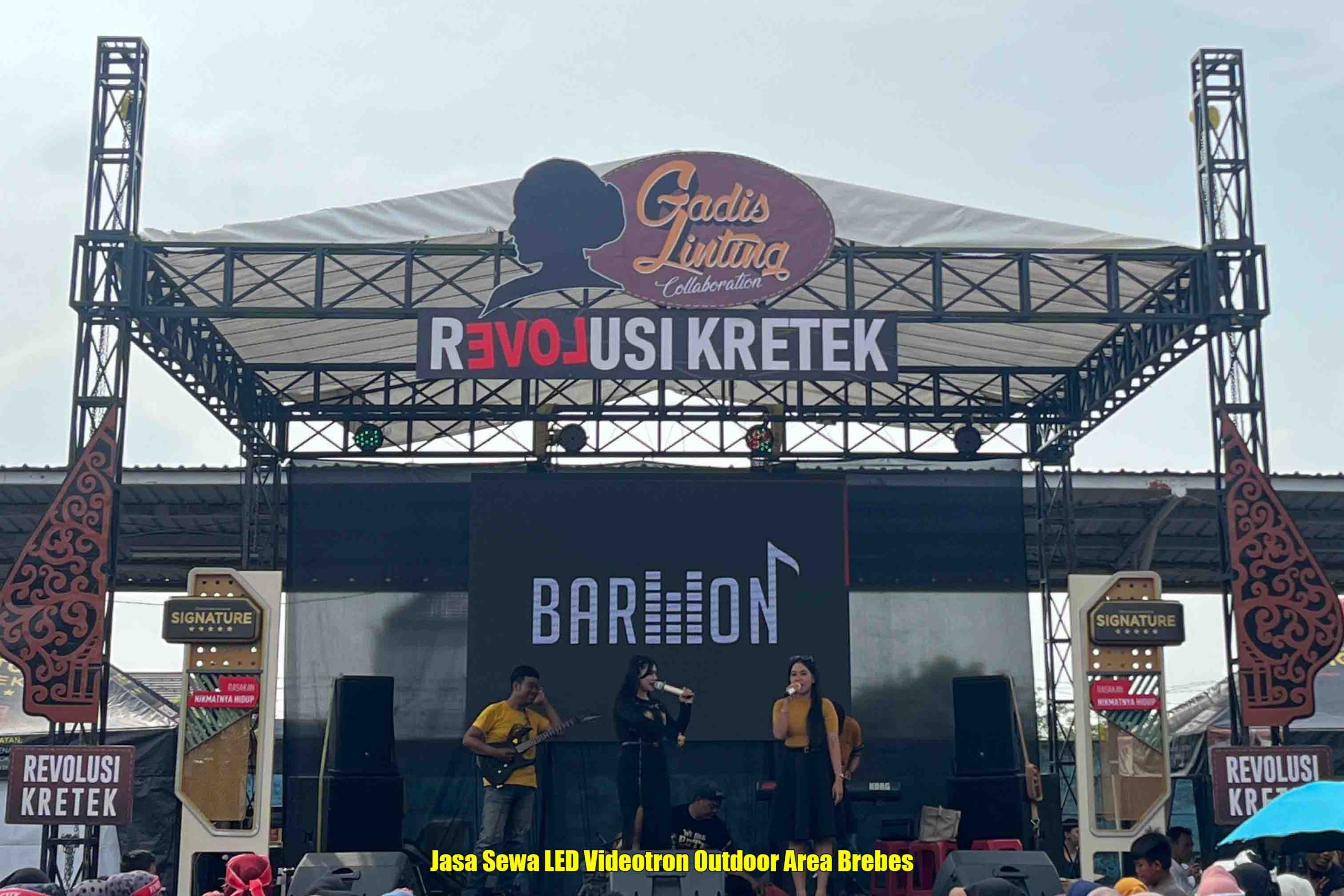 Jasa Sewa LED Videotron Outdoor Area Brebes