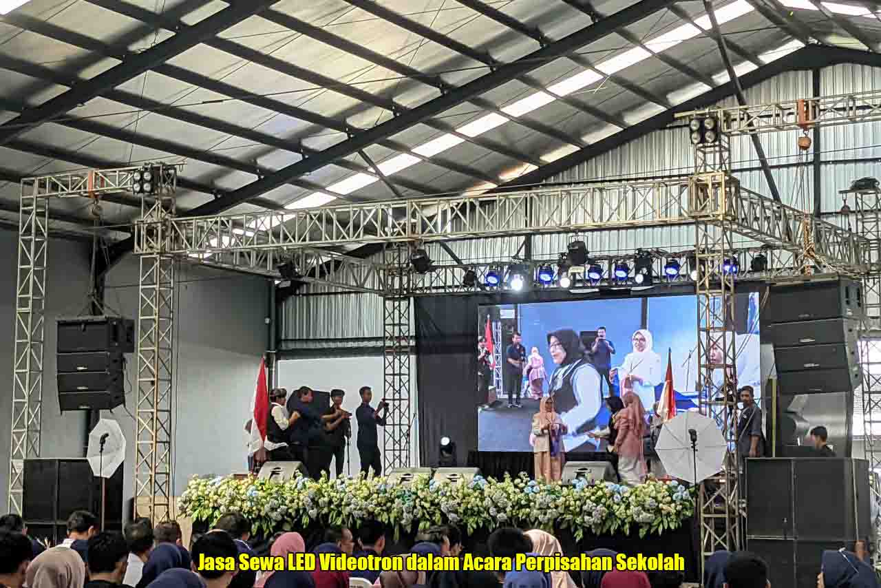 LED Videotron Digunakan dalam Acara Perpisahan Sekolah