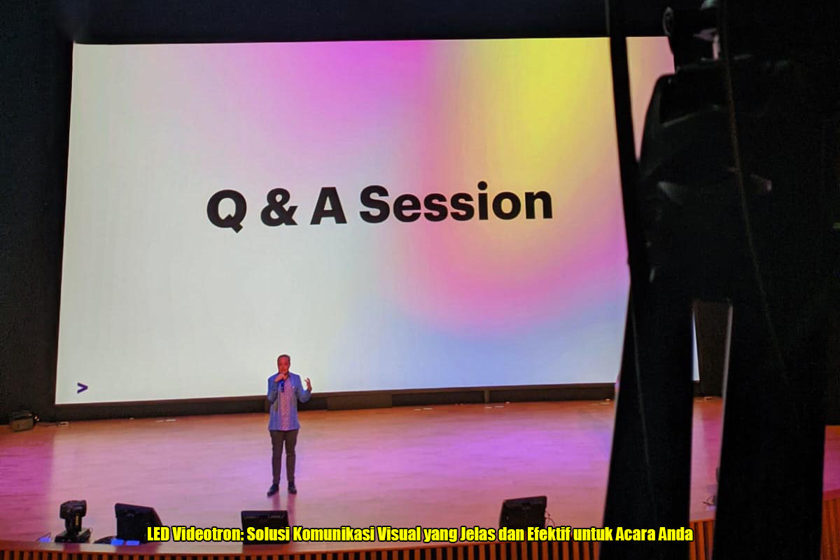 LED Videotron: Solusi Komunikasi Visual yang Jelas dan Efektif untuk Acara Anda