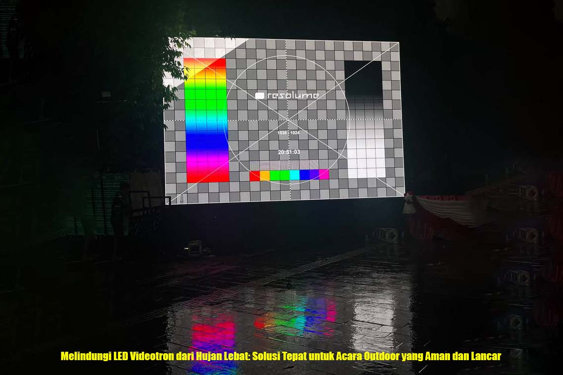Melindungi LED Videotron dari Hujan Lebat: Solusi Tepat untuk Acara Outdoor yang Aman dan Lancar