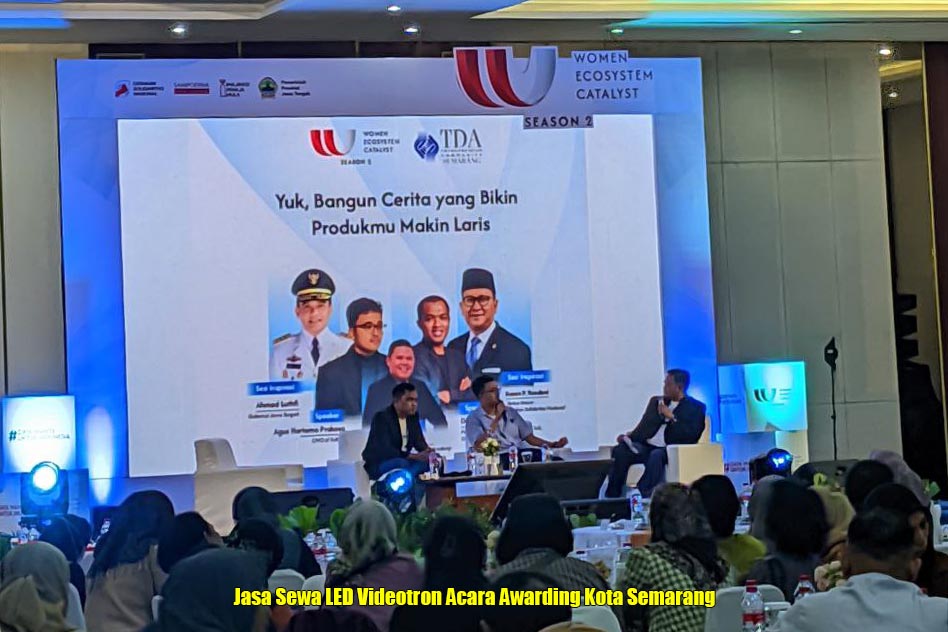 Jasa Sewa LED Videotron Acara Awarding Kota Semarang
