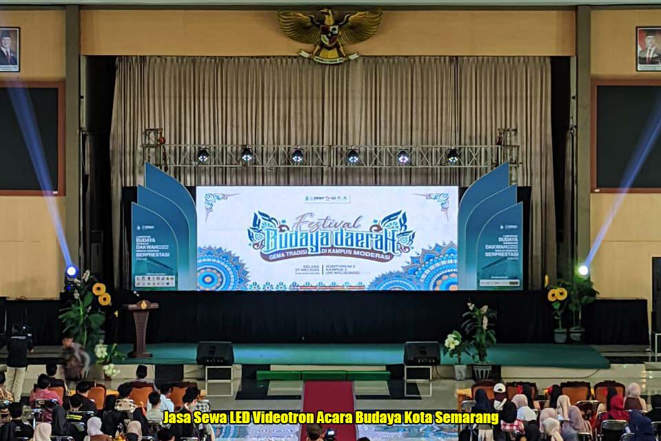 Jasa Sewa LED Videotron Acara Budaya Kota Semarang