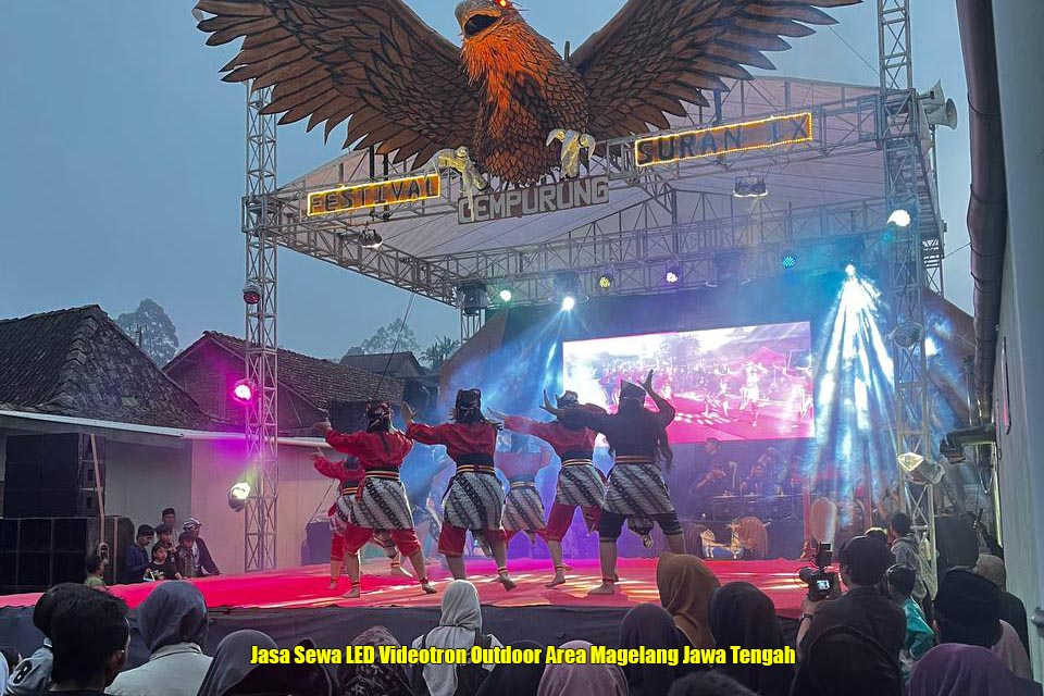 Jasa Sewa LED Videotron Outdoor Area Magelang Jawa Tengah