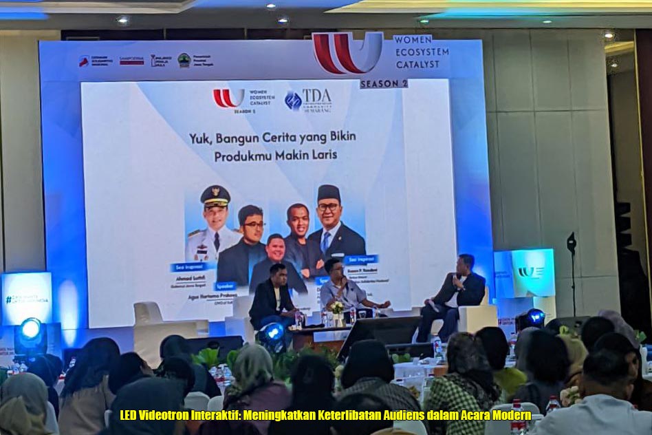 LED Videotron Interaktif: Meningkatkan Keterlibatan Audiens dalam Acara Modern