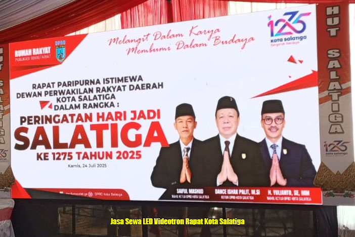 Jasa Sewa LED Videotron Rapat Kota Salatiga
