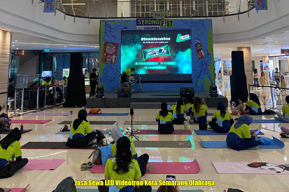 Jasa Sewa LED Videotron Kota Semarang Olahraga