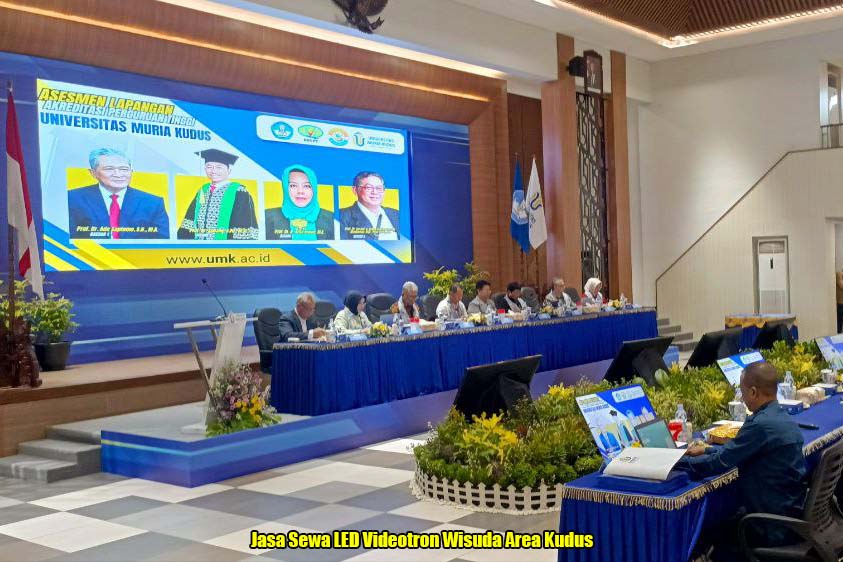 Jasa Sewa LED Videotron Wisuda Area Kudus