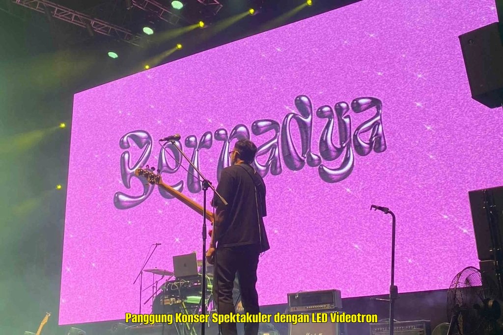 Panggung Konser Spektakuler dengan LED Videotron