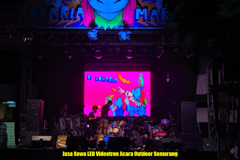 Jasa Sewa LED Videotron Acara Outdoor Semarang