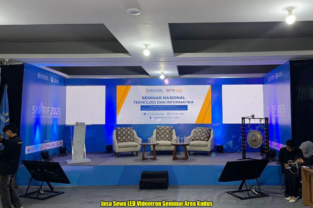 Jasa Sewa LED Videtron Seminar Area Kudus