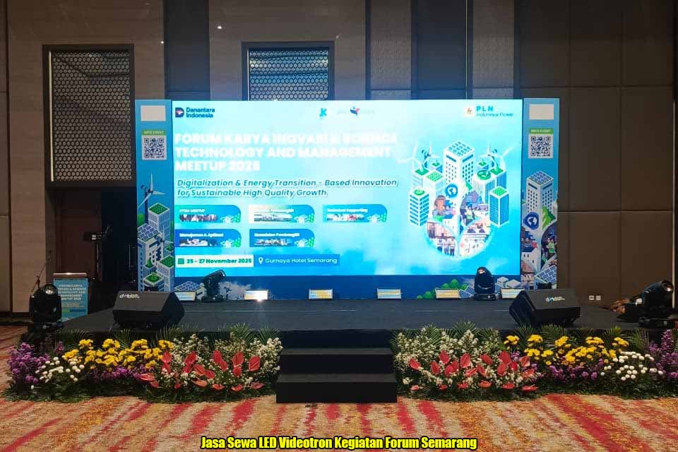 Jasa Sewa LED Videotron Kegiatan Forum Semarang